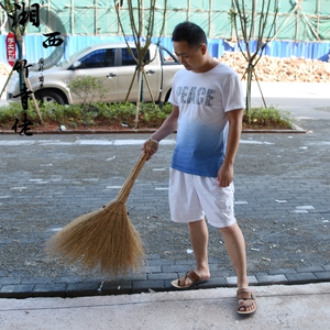 家用扫地天然植物手工扫把手工铁树偏硬扫把农用地砖庭院笤帚包邮