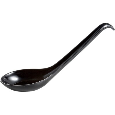 创意龟壳勺饭店调羹黑色磨砂勺子
