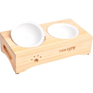 宠物用品狗碗猫碗陶瓷碗实木碗架单碗双碗猫食盆狗狗食盆不锈钢碗
