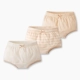 Женское платиновое нижнее белье (три резиновые ленты)