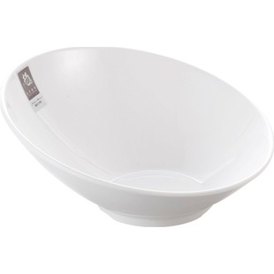 扬格斜口水果沙拉碗火锅蔬菜碗蔬菜桶生菜桶创意大碗密胺仿瓷餐具