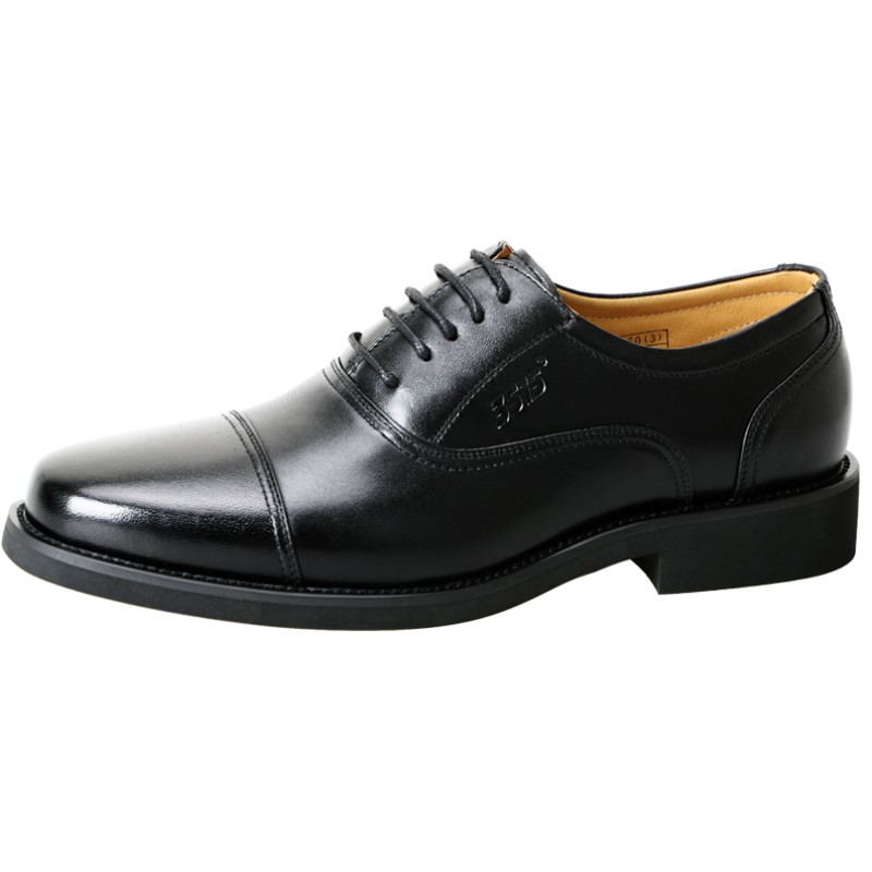 3515强人男鞋春秋皮鞋商务正装皮鞋休闲低帮英伦真皮尖头皮鞋男鞋