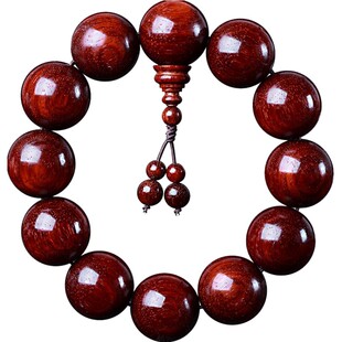 名木香府老料小叶紫檀手串佛珠手链男女款木珠佛珠20mm12颗