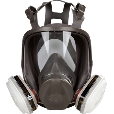 3M6800配6005防装修异味粉尘甲醛化工防尘面具有机蒸气防毒全面罩