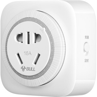 公牛机械式定时器插座智能间歇循环开关鱼缸冰箱24小时自动通断电