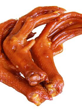 鸭货特产肉零食充饥夜宵400g鸭掌