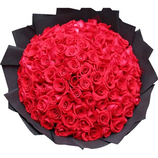 99朵红玫瑰鲜花速递同城生日送女友上海广州北京深圳杭州宁波全国