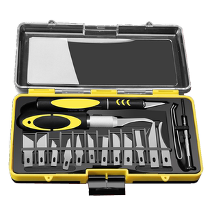 波斯16件套雕刻刀具木工雕刻刀套装 手工雕刻刀厨师雕花篆刻工具