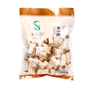 丰阳谷整箱米花酥458g*8香米黑米花生米酥过年年货整箱零食批发