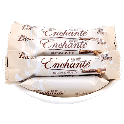 珍爱榛仁夹心鸡蛋卷500g巧克力棒