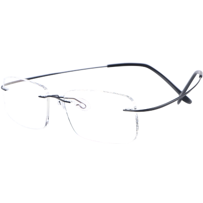 时尚超轻无框近视眼镜男仅2.6克