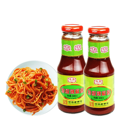 海堤特级辣椒酱鲜椒酱即食蘸料甜