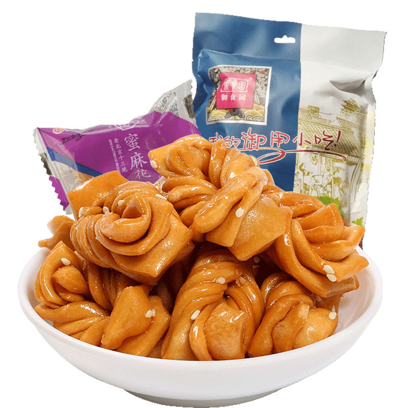 北京特产御食园蜜麻花混合口味