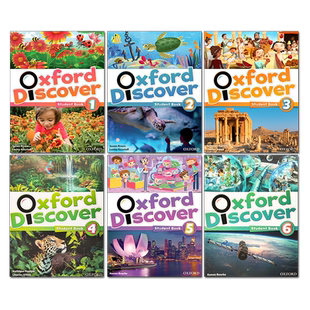 牛津Oxford discover 原版进口少儿英语教材 1/2/3/4/5/6级 学生书+练习册+网络账号 套装 探索新发现科普系列Oxforddiscover 现货