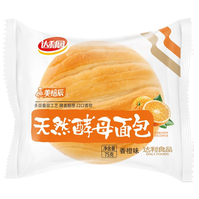 达利美焙辰酵母面包营养早餐糕点