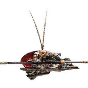 玄关墙壁饰挂件客厅墙饰品齐天大圣立体浮雕装饰画餐厅孙悟空壁挂