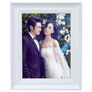 阳科 婚纱相框挂墙16 24 36 40寸影楼结婚照放大像框画框相架定做
