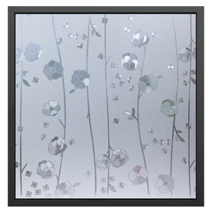 磨砂窗户防晒贴纸防走光透光不透明阳台玻璃贴膜厨房窗贴隔热膜