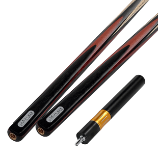 星牌勇士台球杆小头杆中式黑八8球杆手工斯诺克球杆通杆桌球杆