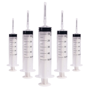 医用50ml毫升注射器一次性配药器打流食鼻饲喂食灌肠针筒管推注器