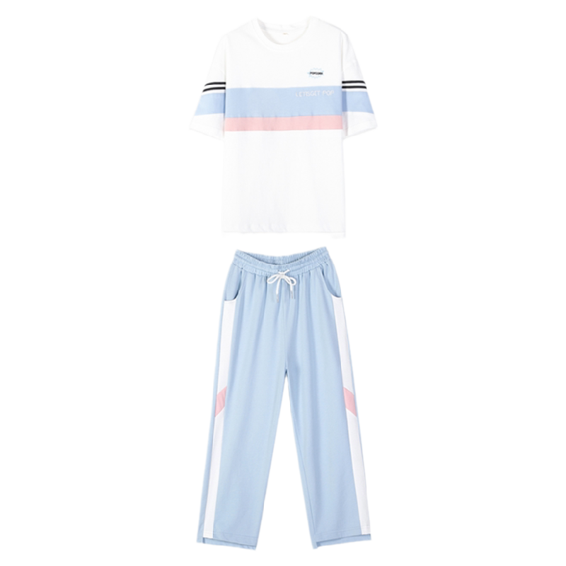 七分裤班服少女高中生运动套装