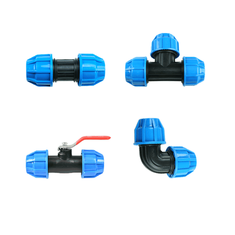 高压pe管件32水管快速直接25活接头20阀门开关1寸弯头三通内外丝