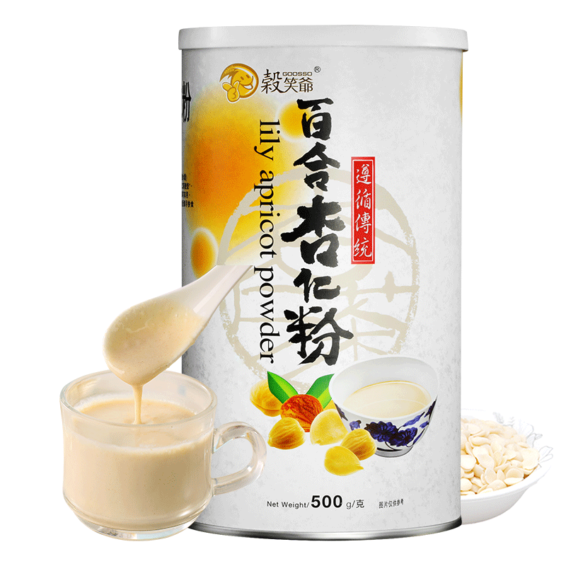 杏仁茶台湾原装百合杏仁粉谷笑爷