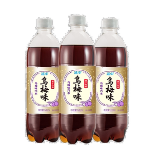 【延中】 乌梅味汽水600ml*20瓶/箱 夏季 碳酸饮料果味汽水饮品