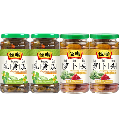 恒顺乳黄瓜萝卜头镇江腌制泡菜