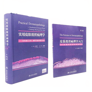 包邮 实用皮肤组织病理学病理临床图谱对应+皮肤组织病理学入门皮肤科医生的知识 第2版第二版 高天文 廖文俊 人民卫生出版社