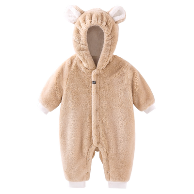 Aengbay婴儿加厚加绒外出抱抱服