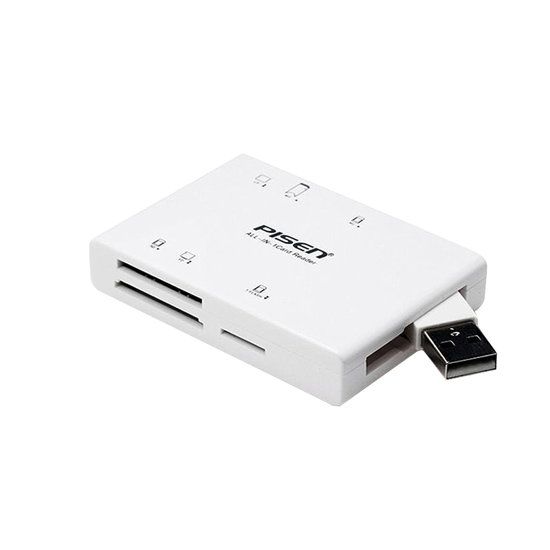 品胜USB3.0多合一读卡器SD内存卡TF高速CF多功能XD转换器佳能相机MS大卡M2万能车载手机电脑两用适用华为type