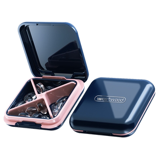 日本小药盒便携式小号迷你7天大容量分药器随身药物药片分装盒子