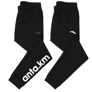 安踏运动裤男裤2025新款冬季裤子官方针织男款卫裤加绒休闲长裤男