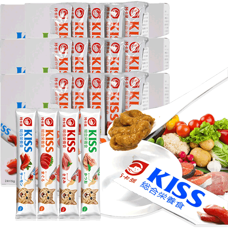 阿卡强15g*72支营养条幼猫咪湿粮