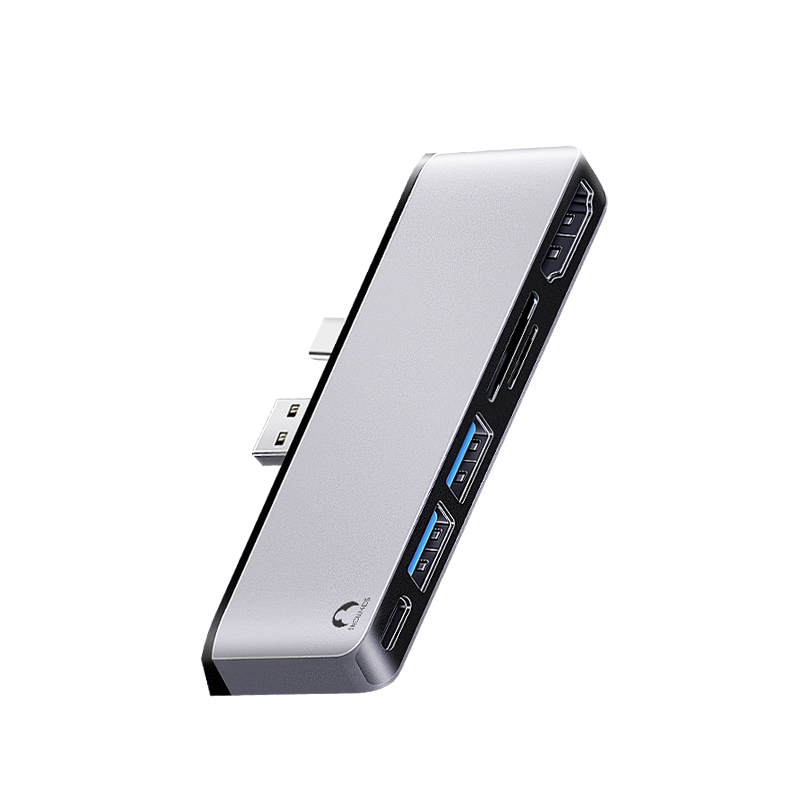 Snowkids适用微软surface扩展器12英寸Pro11/10/9/8/7/X/6/5拓展坞usb3.0投影hdm