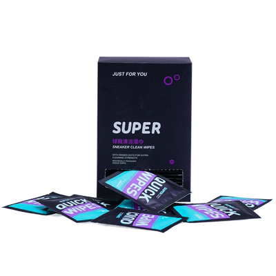 super神器一次性便携擦鞋湿巾