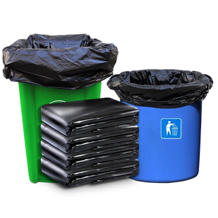 大垃圾袋大号加厚黑色酒店环卫物业厨房家用60中号80塑料特大商用