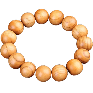 老桃木手串配真朱砂女男手链档位原木盘玩念珠儿童木质正宗天然