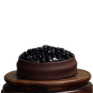 德芳兰业兰花天然黑色雨花石鱼缸园艺装饰兰花盆栽铺面石大气美观