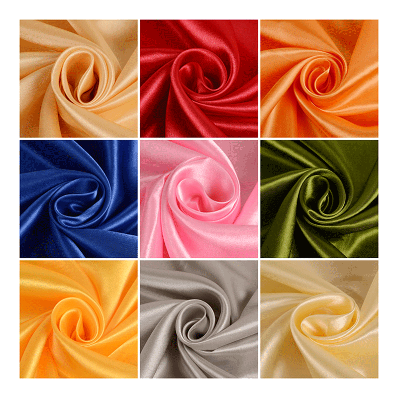 绸缎布料色丁礼盒衬衣服装