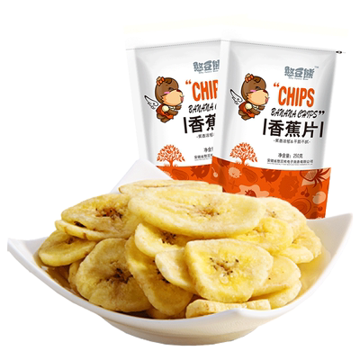 憨豆熊香蕉片500g果脯蜜饯