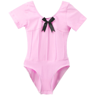 儿童舞蹈服短袖女童练功服套装女春夏芭蕾舞跳舞裙中国舞蓬蓬纱裙