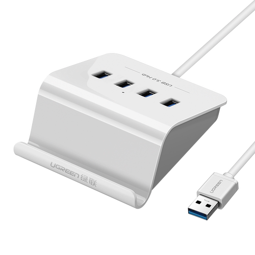 绿联usb3.0扩展器插头多口笔记本电脑多功能接口拓展坞转换hub带电源口集分线器长线一拖四usp外接插口转接头