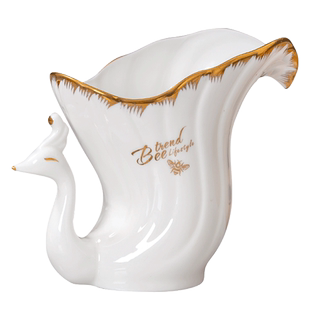 贝玉小蜜蜂欧式陶瓷勺托筷子筒筷子盒厨房用品创意筷笼子收纳家用