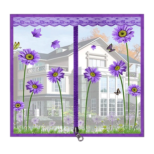 防蚊虫纱窗网沙窗家用窗纱门帘自粘自装磁铁纱网纱磁性窗帘魔术贴