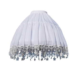 星星可调节鱼骨撑洛丽塔日常暴力夏季衬裙中长款蓬蓬裙裙撑lolita