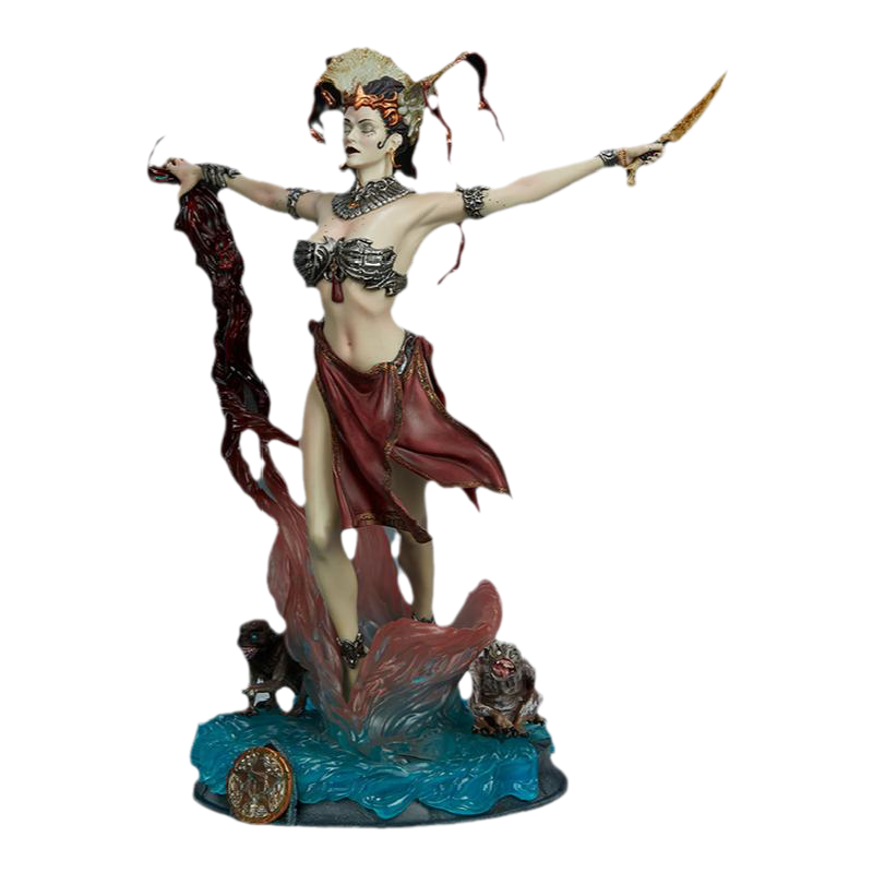 『现货』PureArtsSideshow死亡法庭Gethsemoni女王之诅咒手办雕像