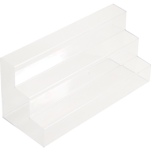 桌面手办展示架泡泡玛特盲盒陈列收纳盒子公仔娃娃亚克力置物架