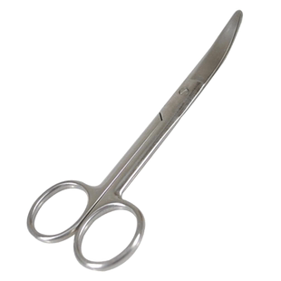 思泰利造口袋造口底盘专用弯剪刀钝头不锈钢医用剪刀造口护理用品